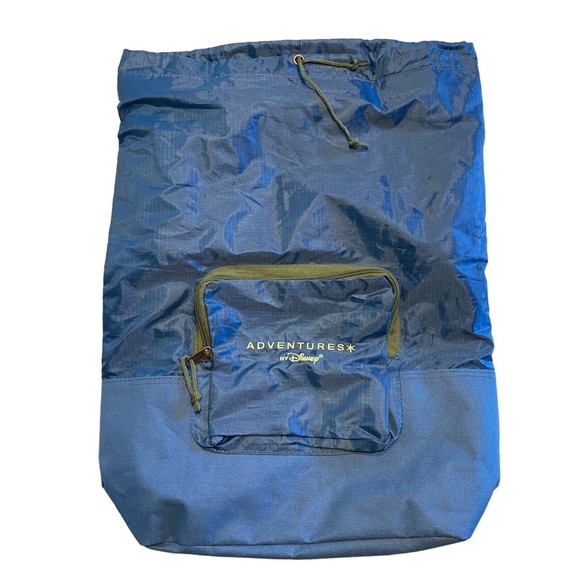 Adventures by Disney Tote Backpack Dry Bag Wet Bag Blue Adjustable Straps - Picture 1 of 9